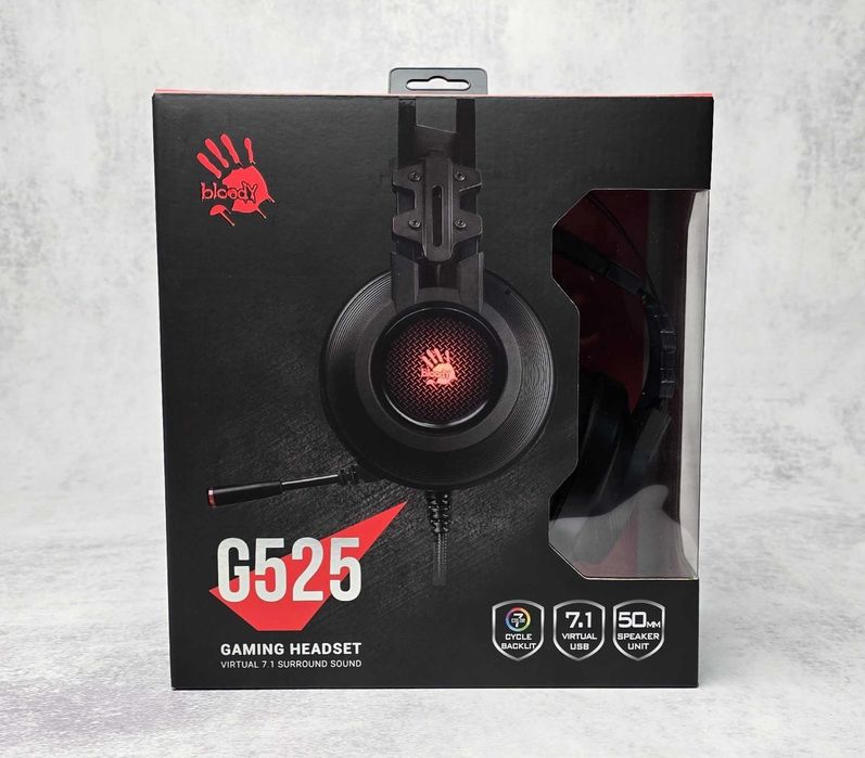Гарнітура ігрова A4Tech Bloody G525 Black Нова
