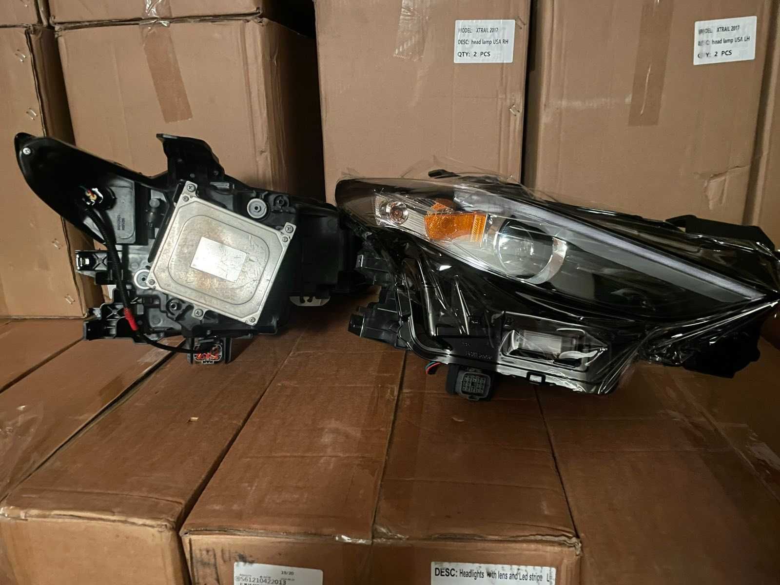 Фары Full LED с блоками Mazda 3 2019 2020 2021 2022 2023 2024 фара