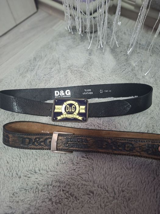 Шкіряні ремені Dolce& Gabbana