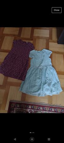 NOWE Zestaw dziewczynka 2 nowe sukienki 140-146