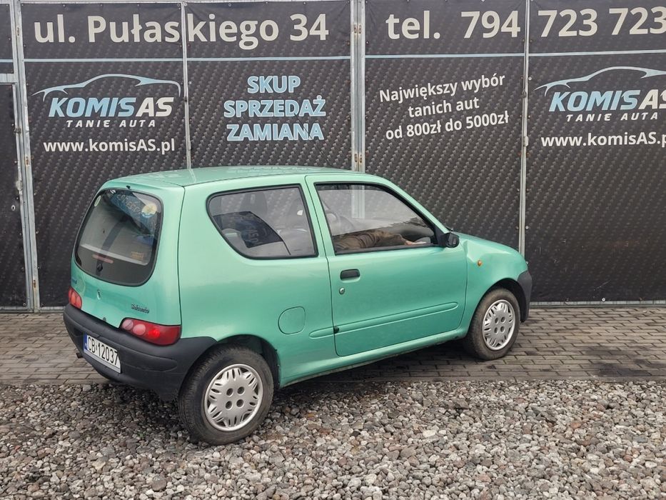 Fiat Seicento 0.9 2001r • SALON POLSKA 1 właściciel • przegląd czerwca
