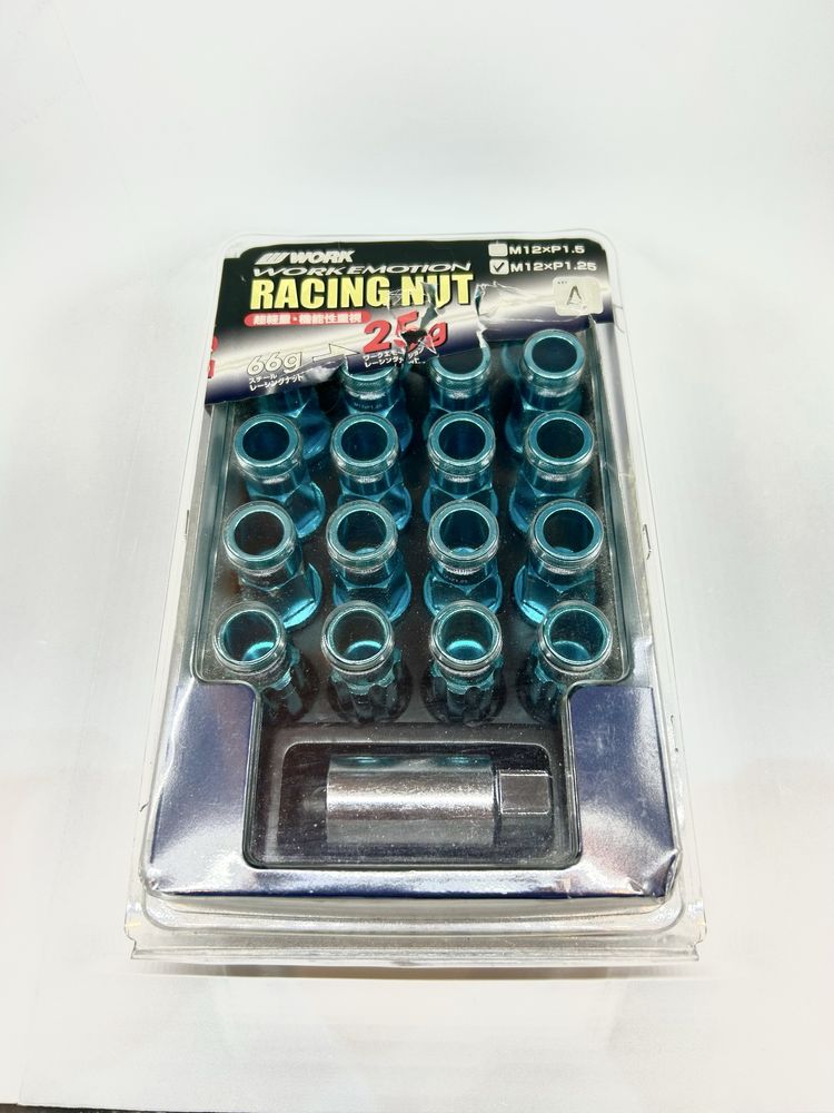 Nakrętki antykradzieżowe WORK zabezpieczające RAYS JDM tuning 326power