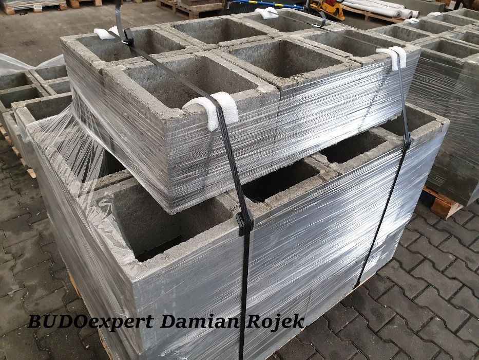KSZTAŁTKI FILAROWE 30x30 * pustaki bloczki szalunkowe na filar KURIER