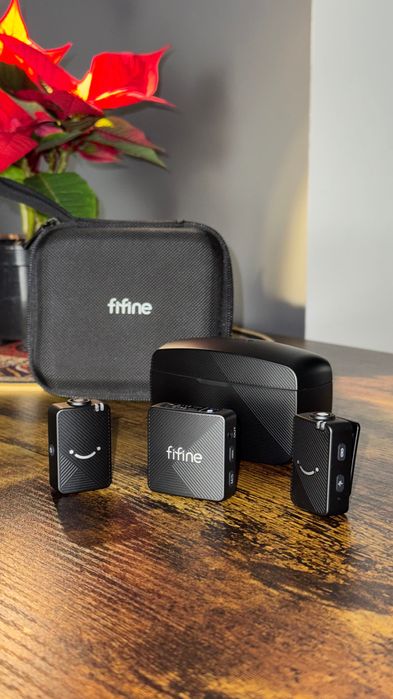 2 петличні мікрофони Fifine M9. Як нові