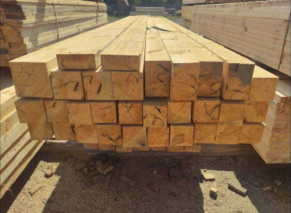 Повний комплект пиломатеріалів: брус, дошка, обрешітка 25мм, 30мм