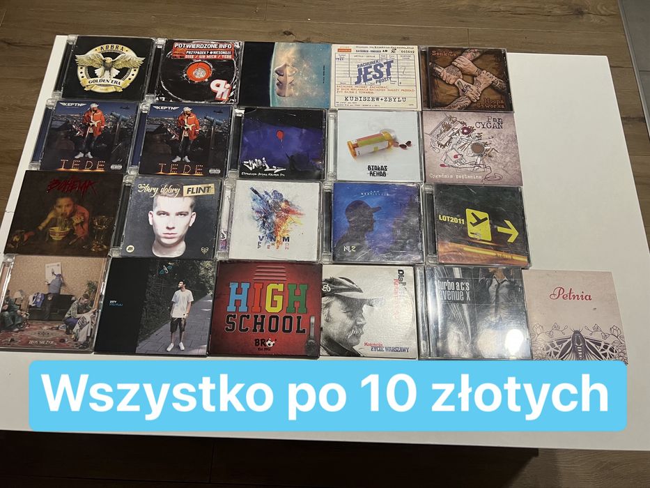 Płyty cd rap hip hop muzyka bro wena kali paluch vnm tetris tede