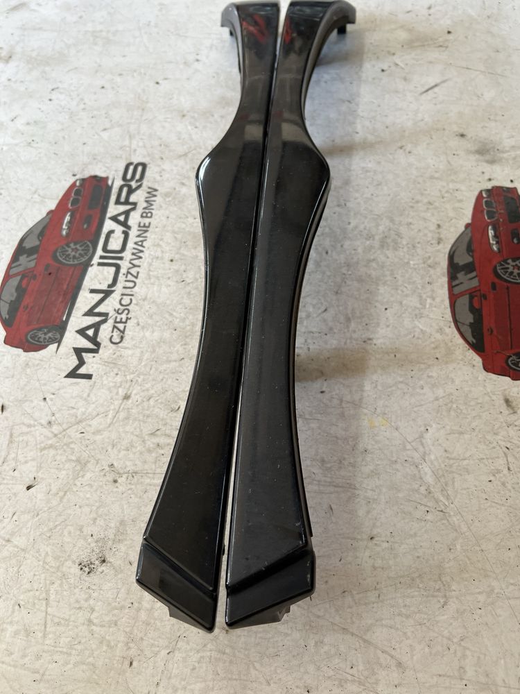 Listwy pod lampy lewa prawa bmw e46 sedan kombi black sapphire touring
