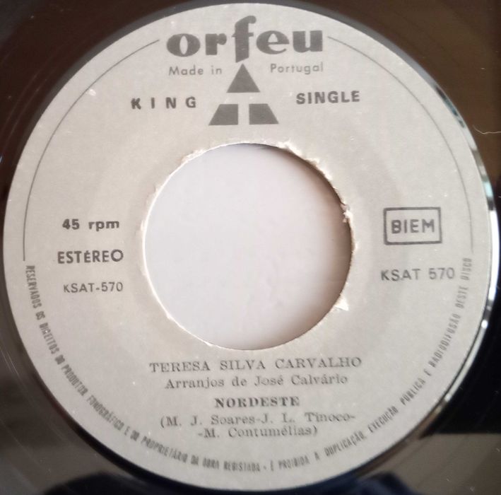 Teresa Silva Carvalho	- - - - -	Nordeste	- - - - -	Single