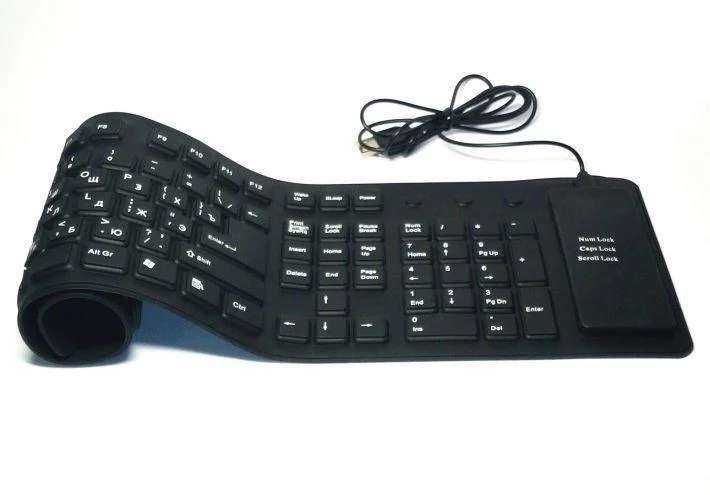 Продам гнучку гумову клавіатуру і bluetooth клавіатуру і мишку