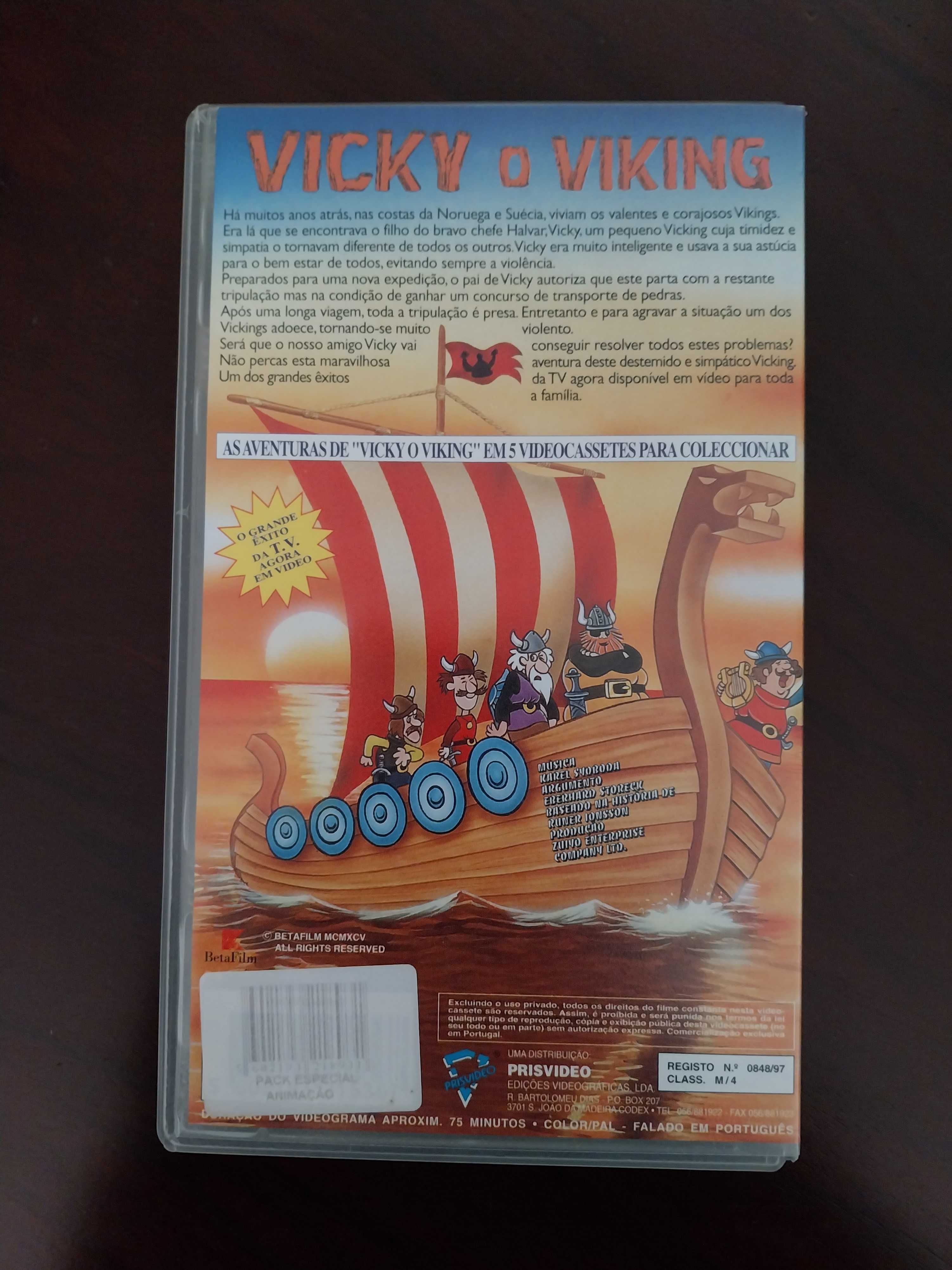 VHS "Vicky - O Vicking", número 1