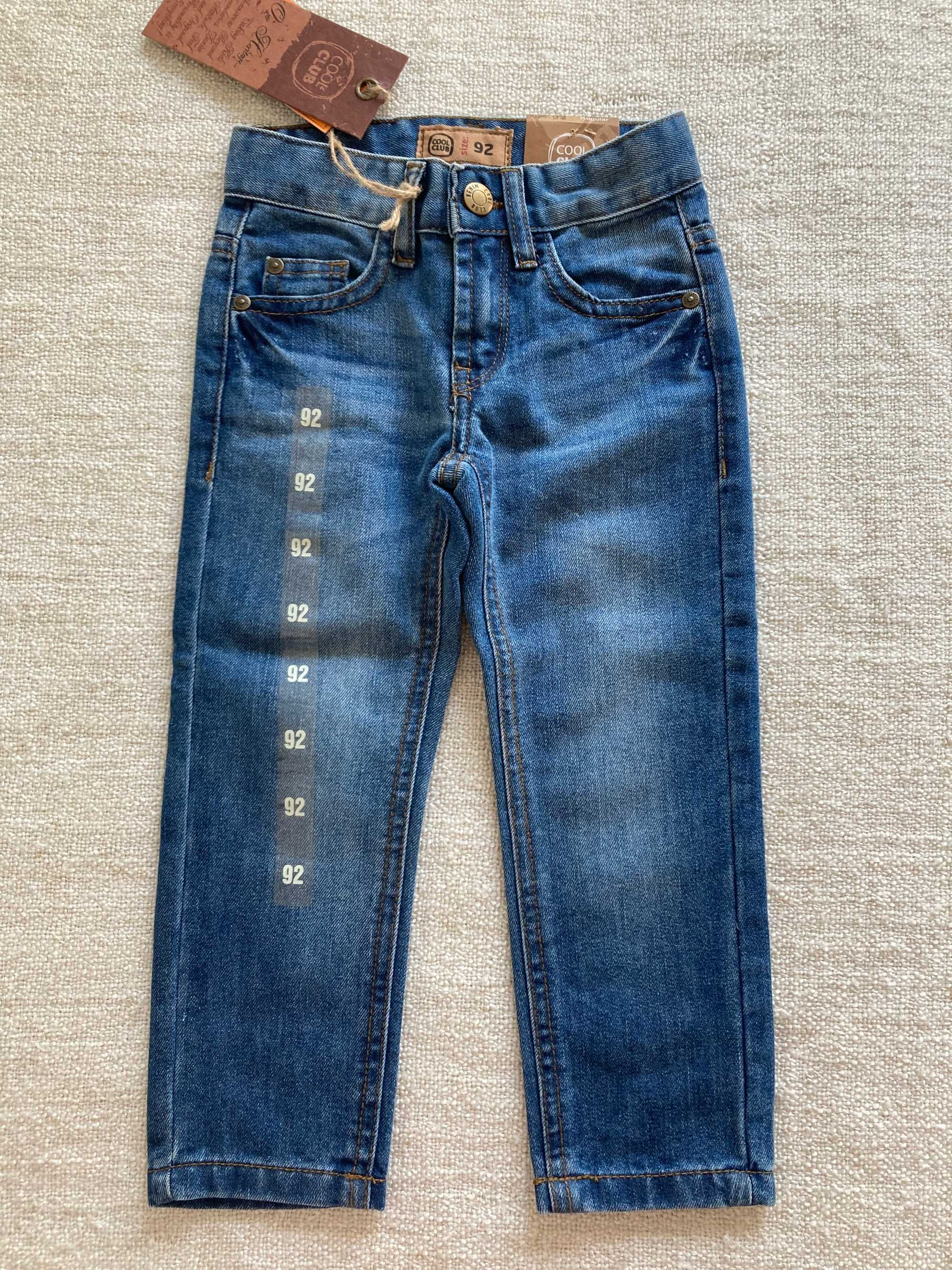 Spodnie Jeans jeansy chłopięce Cool Club Smyk rozm. 92