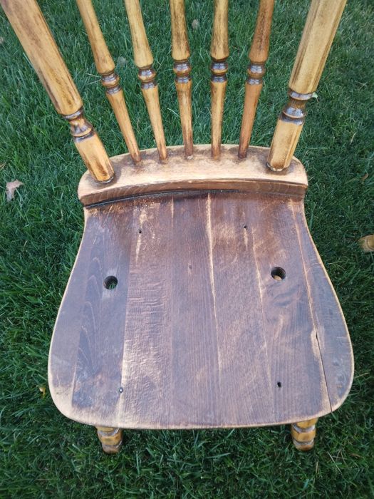 Krzesło drewniane PRL