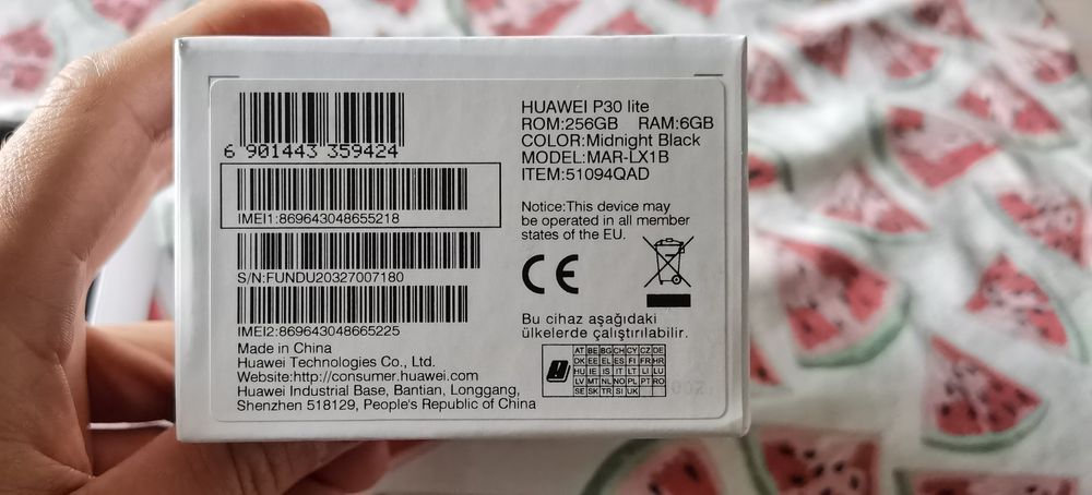Huawei p30 lite New edition 256gb