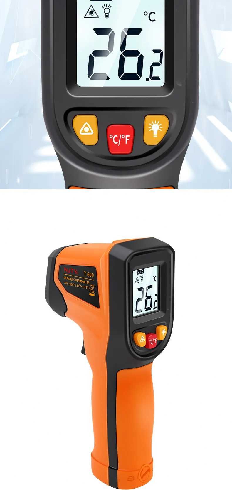 Инфракрасный термометр(пирометр) T400 + 2 батарейки