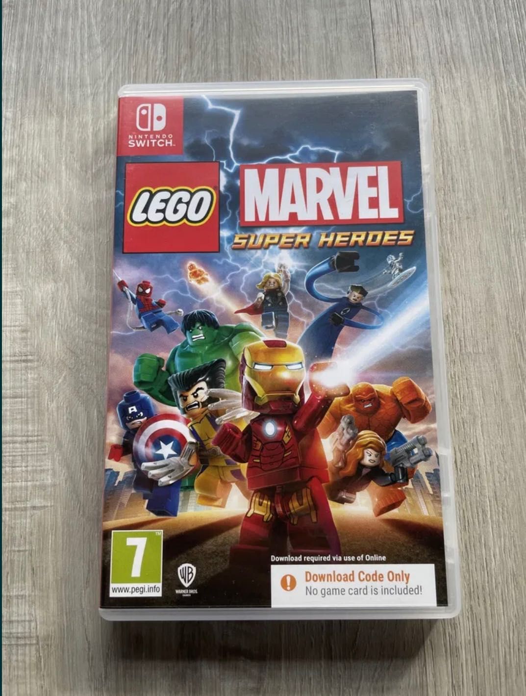 Pudełko Nintendo Switch Lego Marvel Super Heroes
