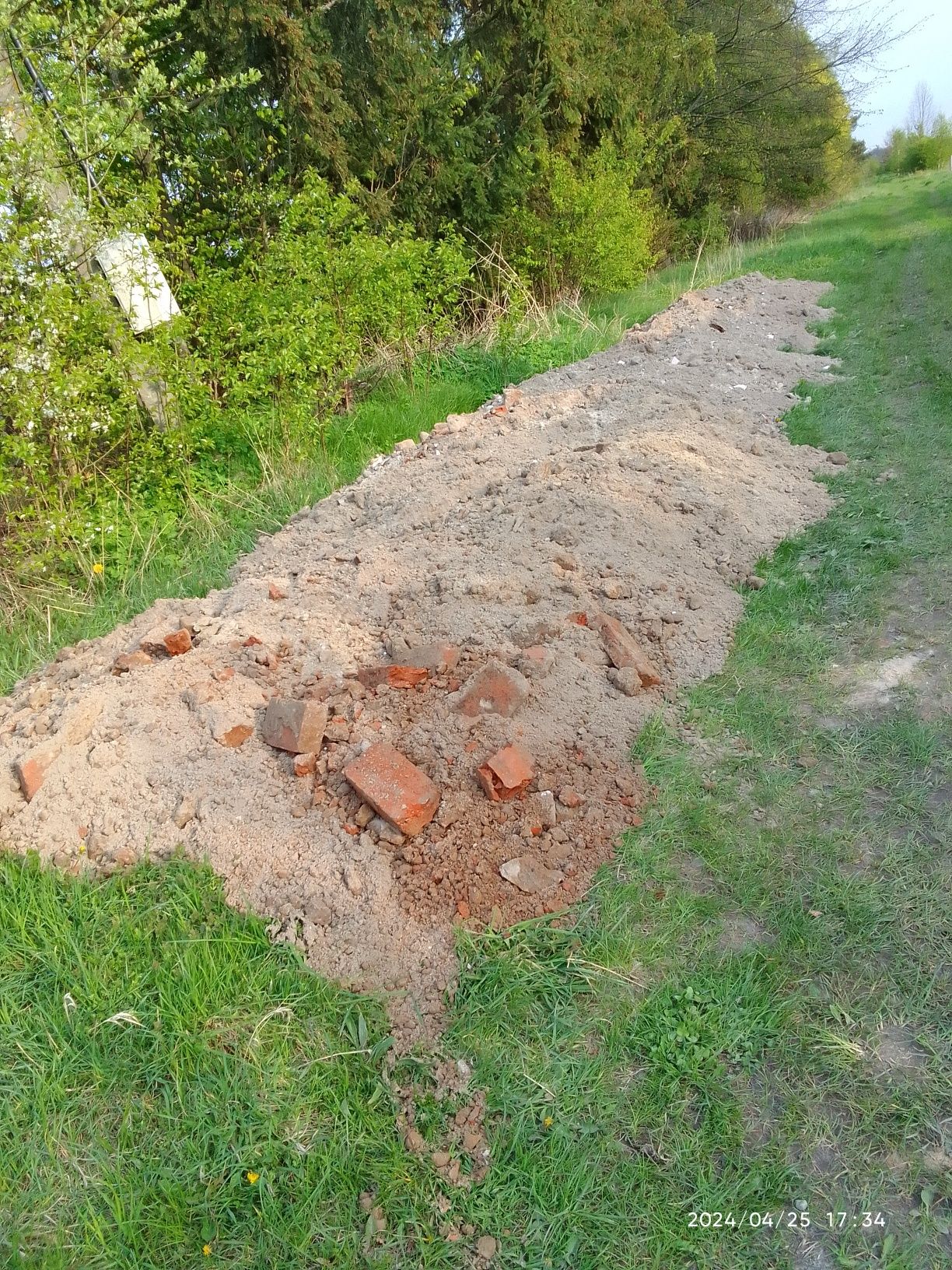 Oddam ziemię , transport we własnym zakresie