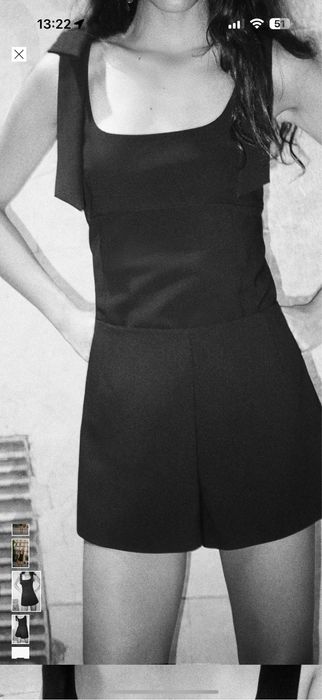 Шорты ZARA, черные шорты