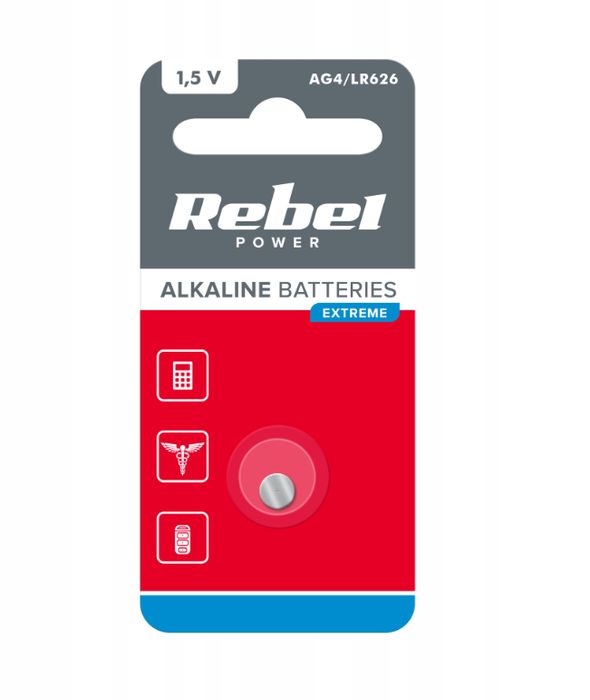 bateria rebel extreme ag4 1szt/blist.