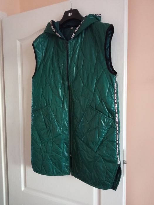 Fashion Bezrękawnik Damski z Kapturem Rozm 42/14