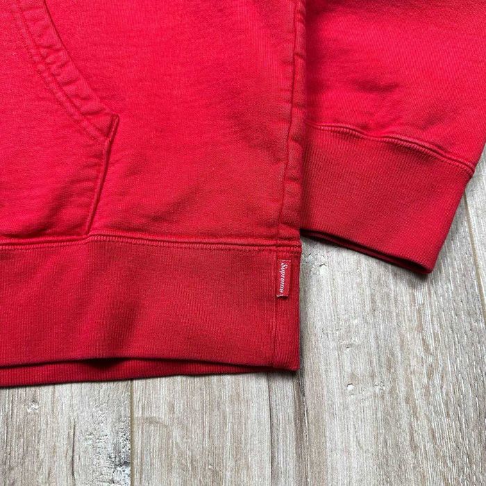 Худі Supreme set in logo red ss19 big logo
