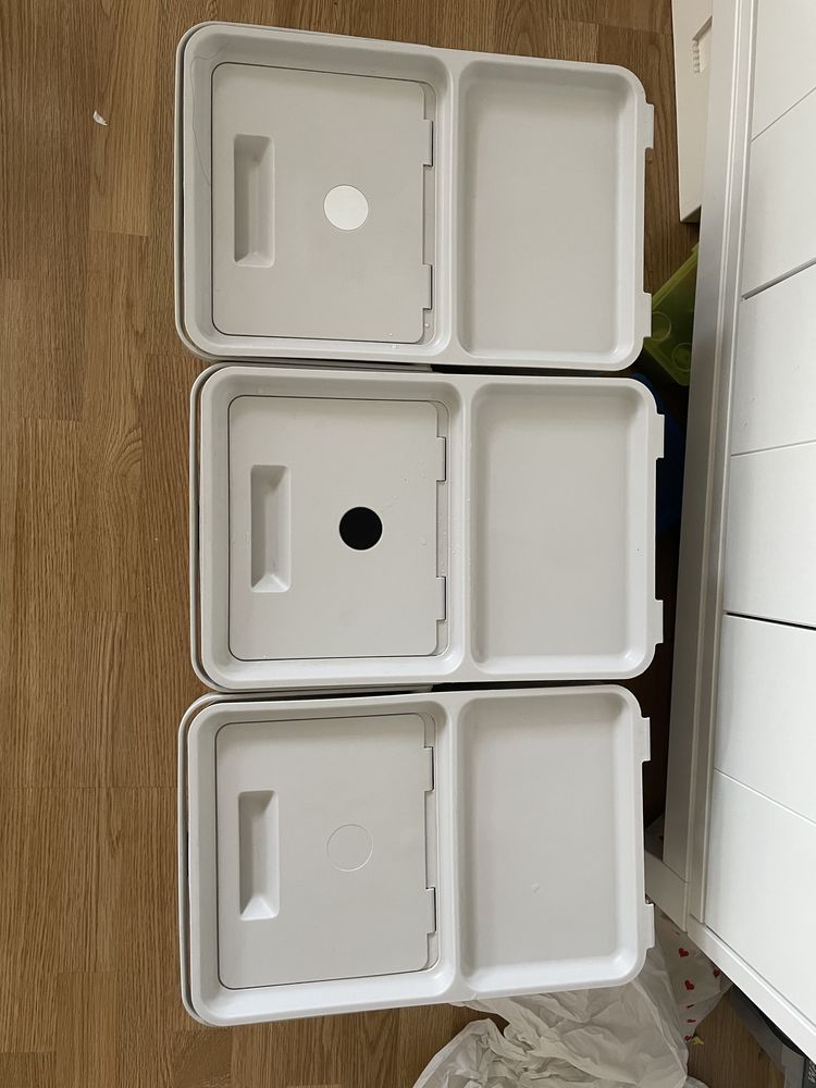 3 x HÅLLBAR z IKEA kosz na śmieci 22 l