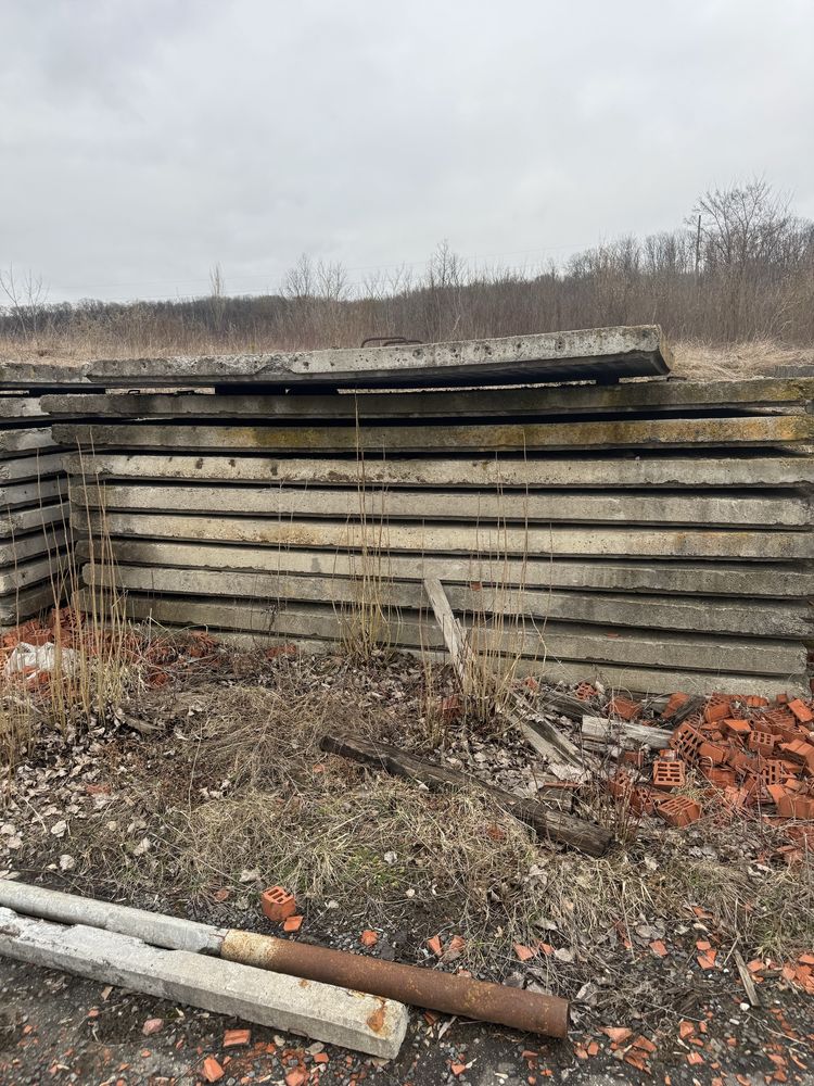 Плити залізобетоні дорожні плити заборні