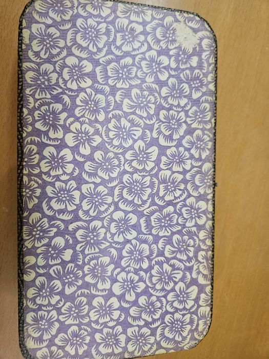 Estojo com 6 talheres de criança em prata