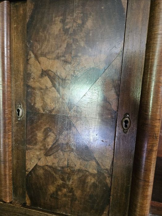 Kredens antyk nadstawka komoda witryna witrynka regał prl vintage