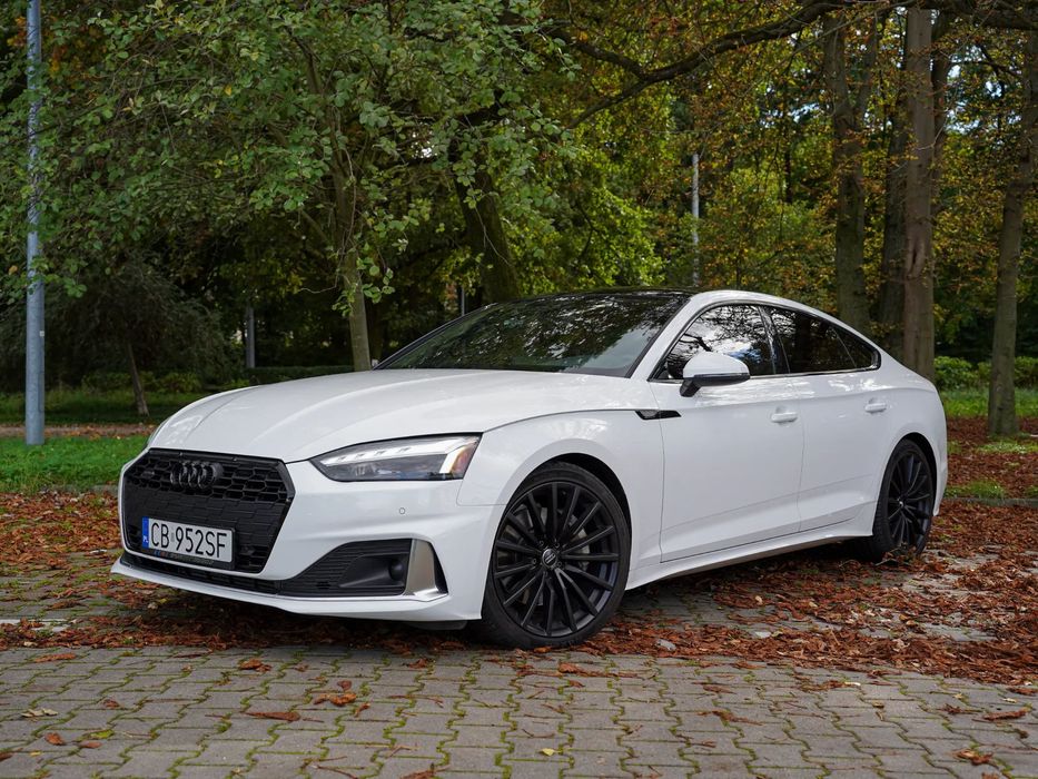 Audi A5 Sportback Sportback 252 KM - brązowy środek, martwe pole, panorama!