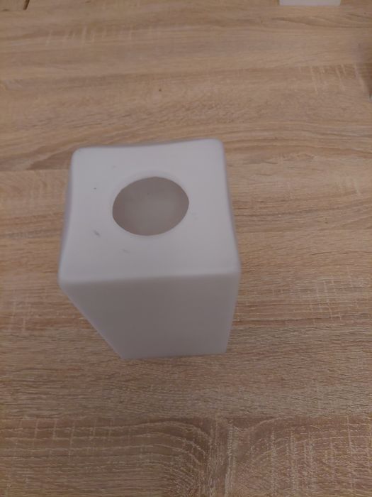 Klosz szklany,biały