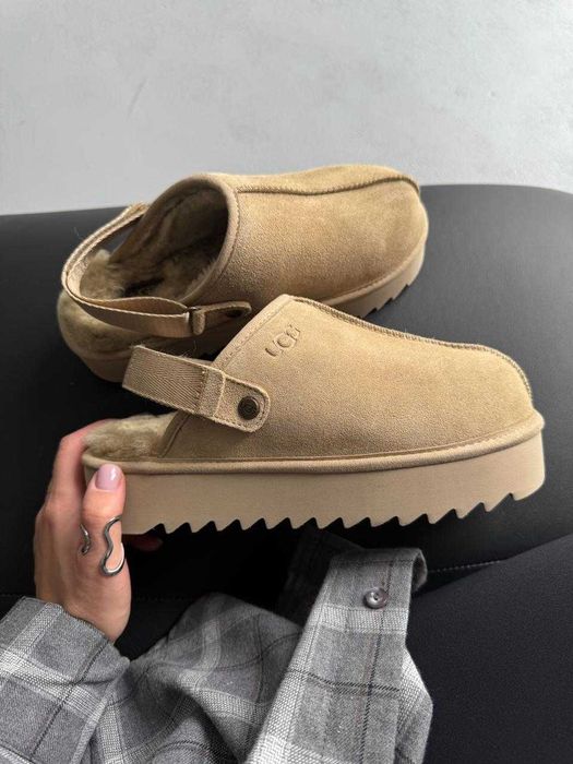 Жіночі зимові уггі UGG Lo Lowmel Sneaker Cream (бежеві) ugg-0122