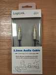 Kabel LogiLink Jack 3.5mm - Jack 3.5mm 1m niebieski (CA10100)