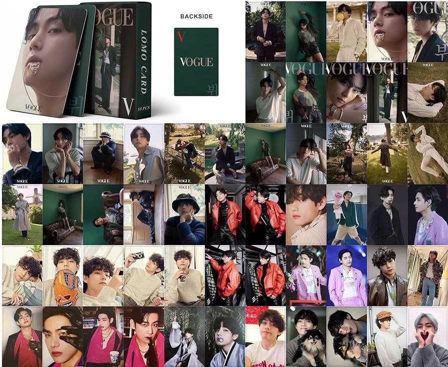 Taehyung Vogue, Набір Ломо Карт, корейские карточки