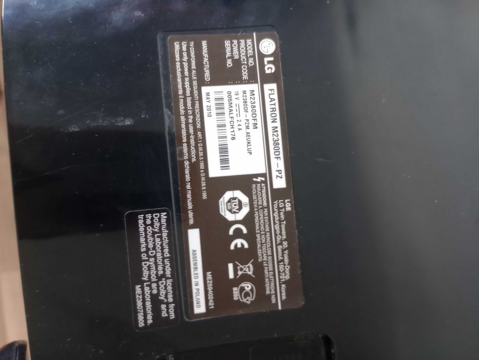 telewizor z funkcją monitora komputerowego LG 23 cale. 2w1