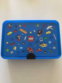 Sorter na klocki Lego niebieski nowy pojemnik na klocki pudełko