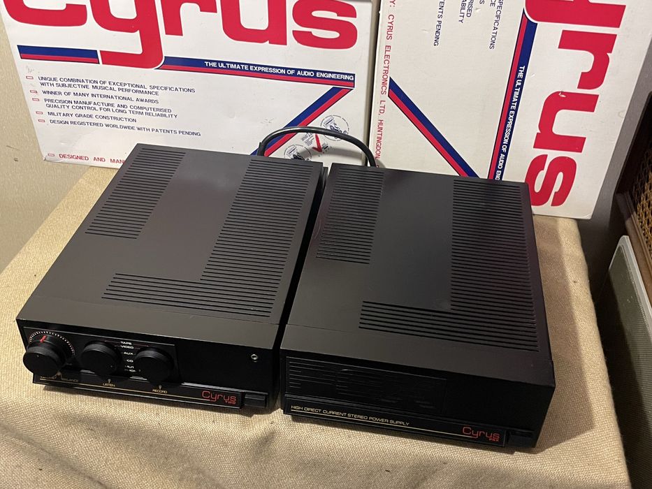 Шикарный британский HI-END усилитель CYRUS TWO + PSX (2х125Вт/14кг)