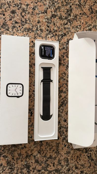 Apple Watch 7 45mm stainless steel smartwatch GPS/CEL