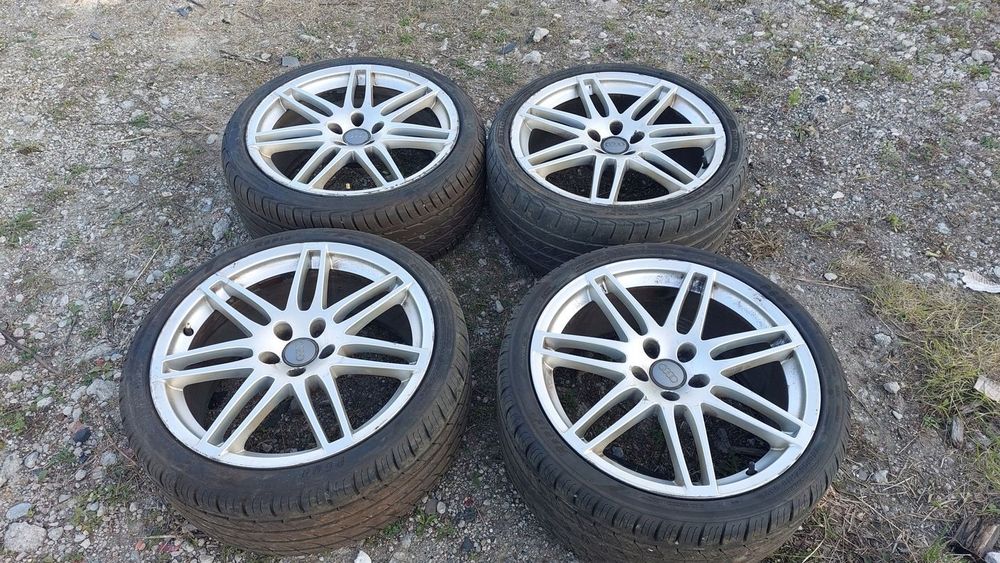 FELGI AUDI RONAL SPEEDLINE 8.5Jx19 ET 43 5X112 8K0601025CJ KOMPLET 2 OPONY