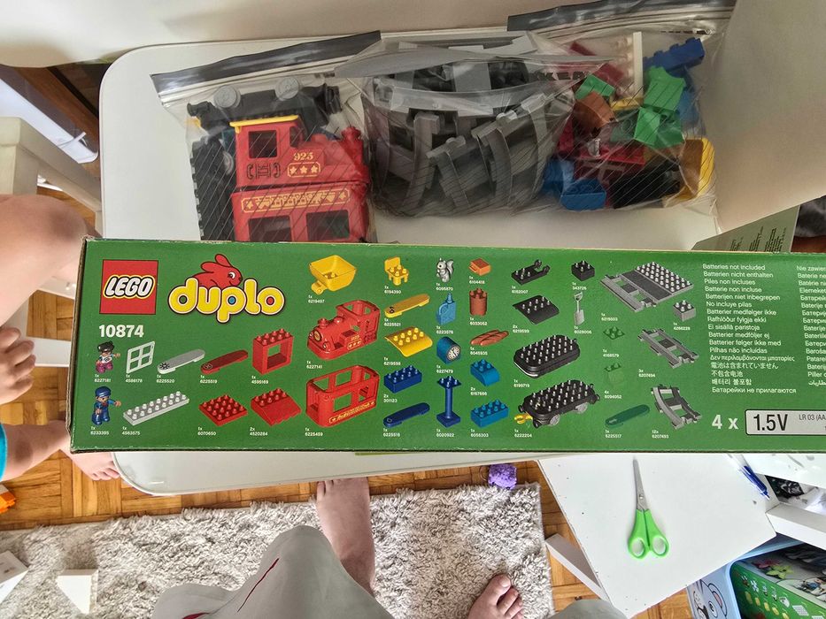 LEGO DUPLO 10874 Pociąg parowy z dźwiękiem