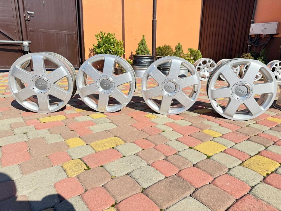 Тітанові діски Ronal 5*100 R17 VW Golf 4-Skoda rapid-faBia-Audi 3