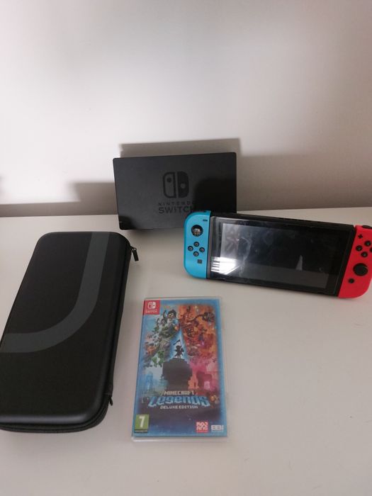 Nitendo switch com todos os acessórios