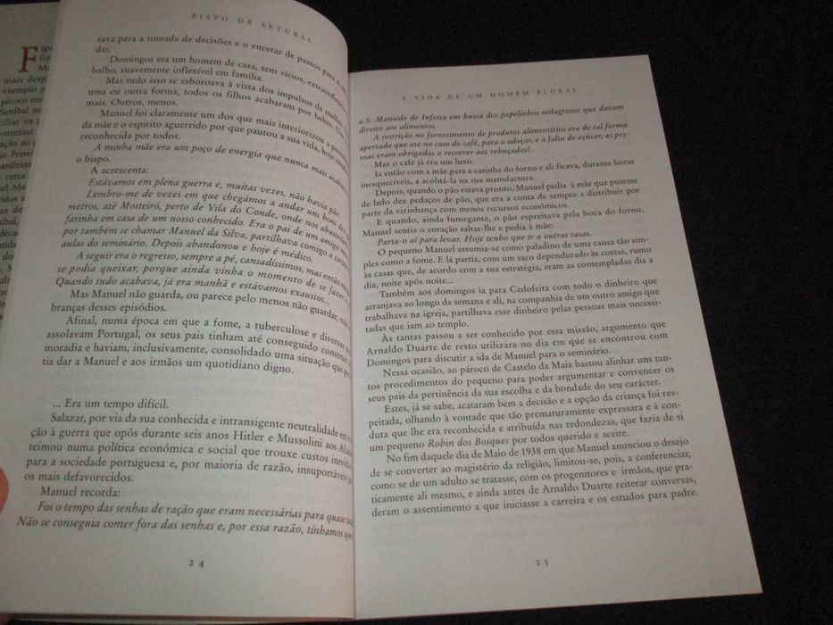 Livro Bispo de Setúbal A Vida de um Homem Plural