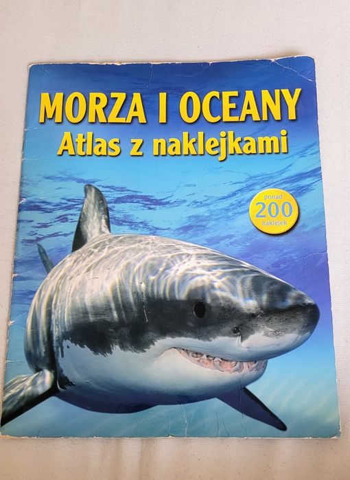 Może i Oceany Atlas z naklejkami dla dzieci