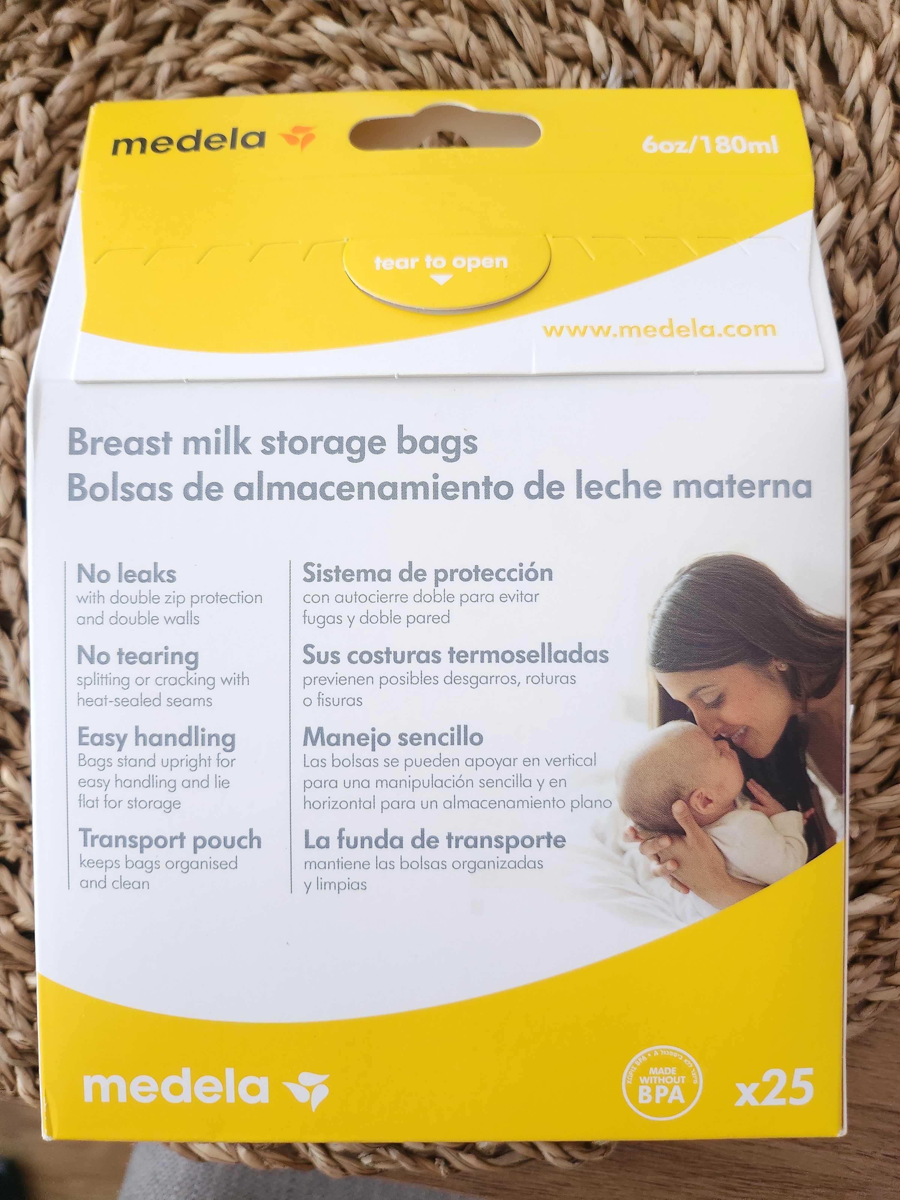 Medela bolsas para guardar leite