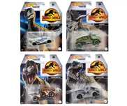 Hot Wheels Jurassic World Pojazdy 4 różne