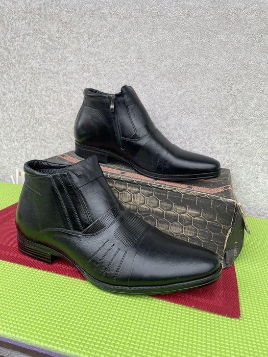 Чоловічі зимові черевики Кожані р44.45