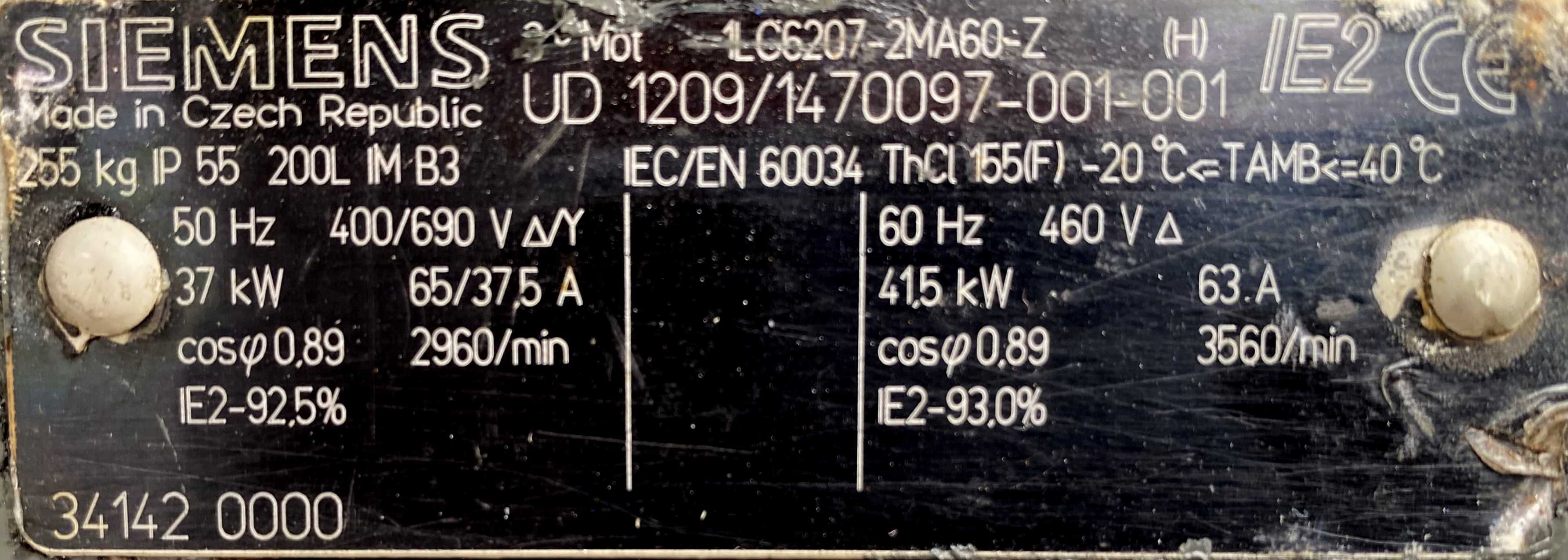 pompa KSB 37kW 2960obr.