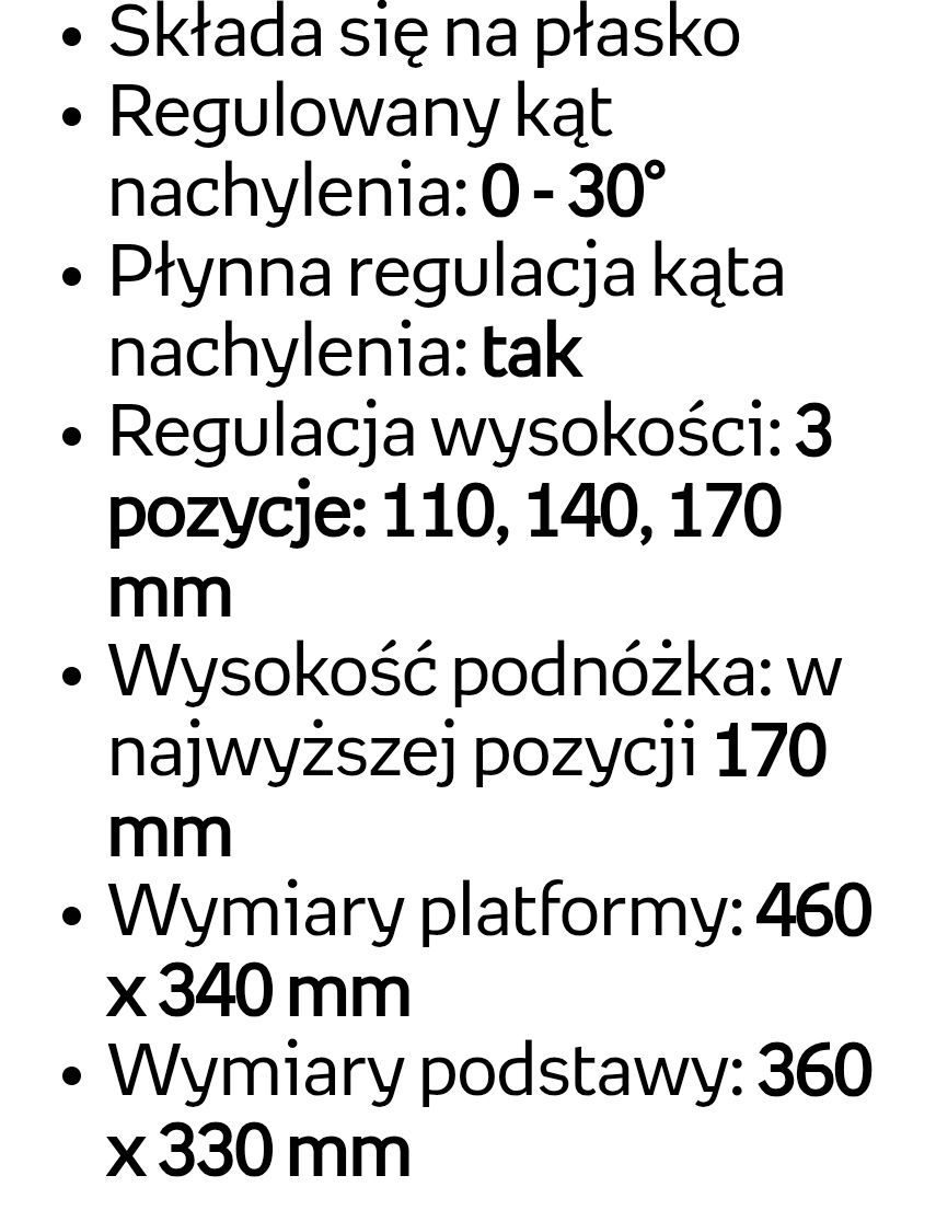 Podnóżek pod biurko Hansa Eduardo