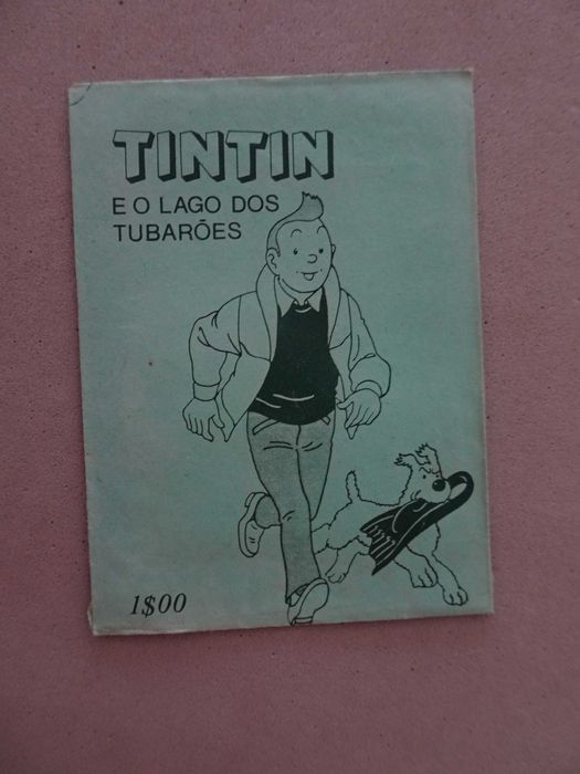 Carteira de cromos fechada Tintin e o Lago dos Tubarões A. F. Vitor