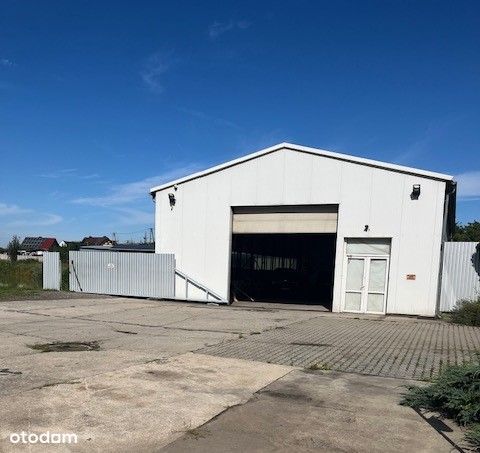 Kwilcz działka zabudowana halą i bud. biurowym